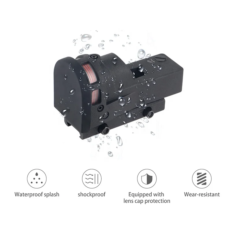 Outdoor Hunting Red Dot Sight With Quick-release Levers Tactical illuminated Reflex Red Dot Scope