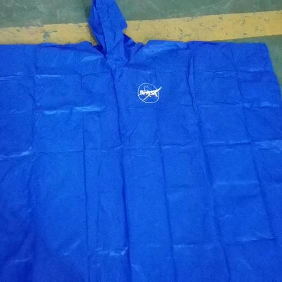 Дождевик-пончо для рыбалки многоразовое дождевое пончо из ПВХ с Кулиской