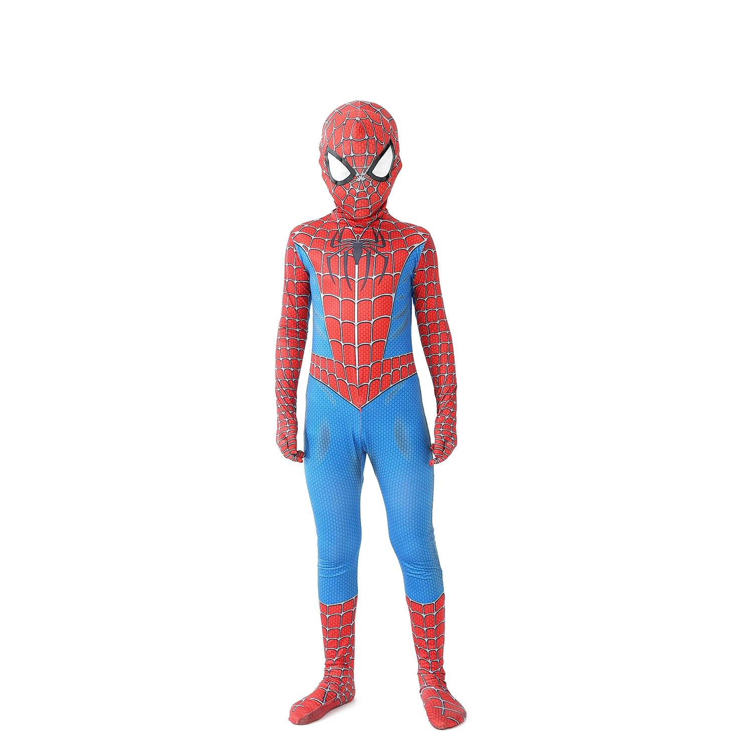TCXW052507 Movie Game Costume  Black Spider Jumpsuit Adult Anime Cosplay Spiderman Halloween Costume