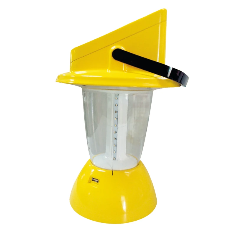 solar lantern for camping with mobile phone charing lithium battery
