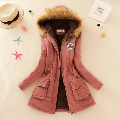 New Female Puff Jacket Thickening Cotton Jacket Womens Outwear Parkas For Women Winter Coat