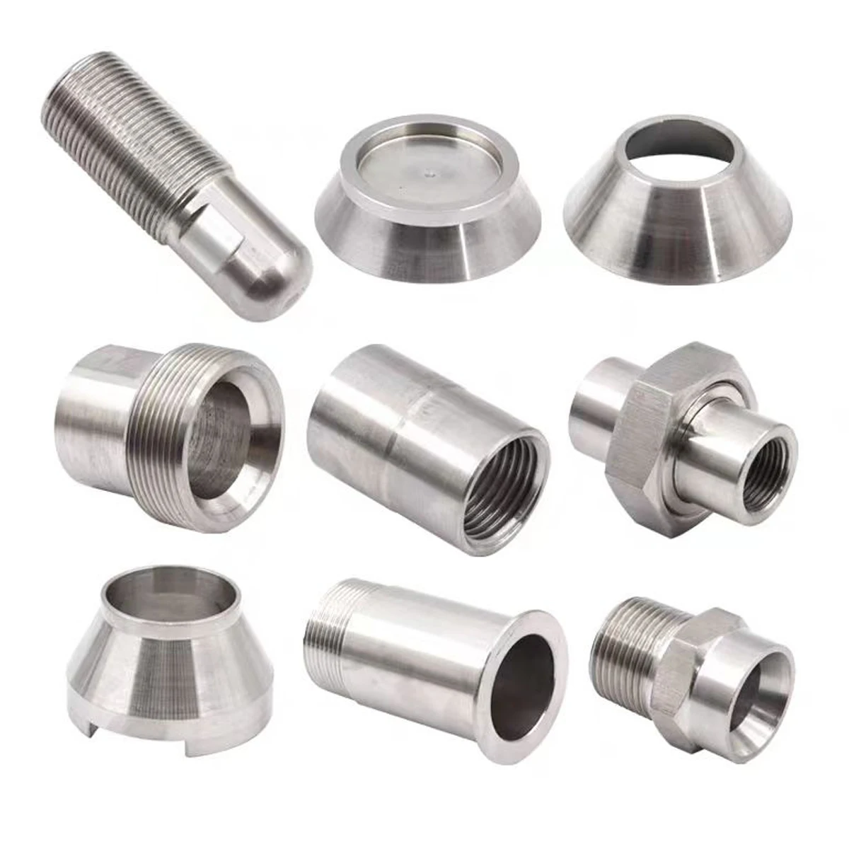 High Precision CNC Machining Services Customized Products Stainless Steel Aluminum Copper Brass Drilling CNC Lathe Machinery