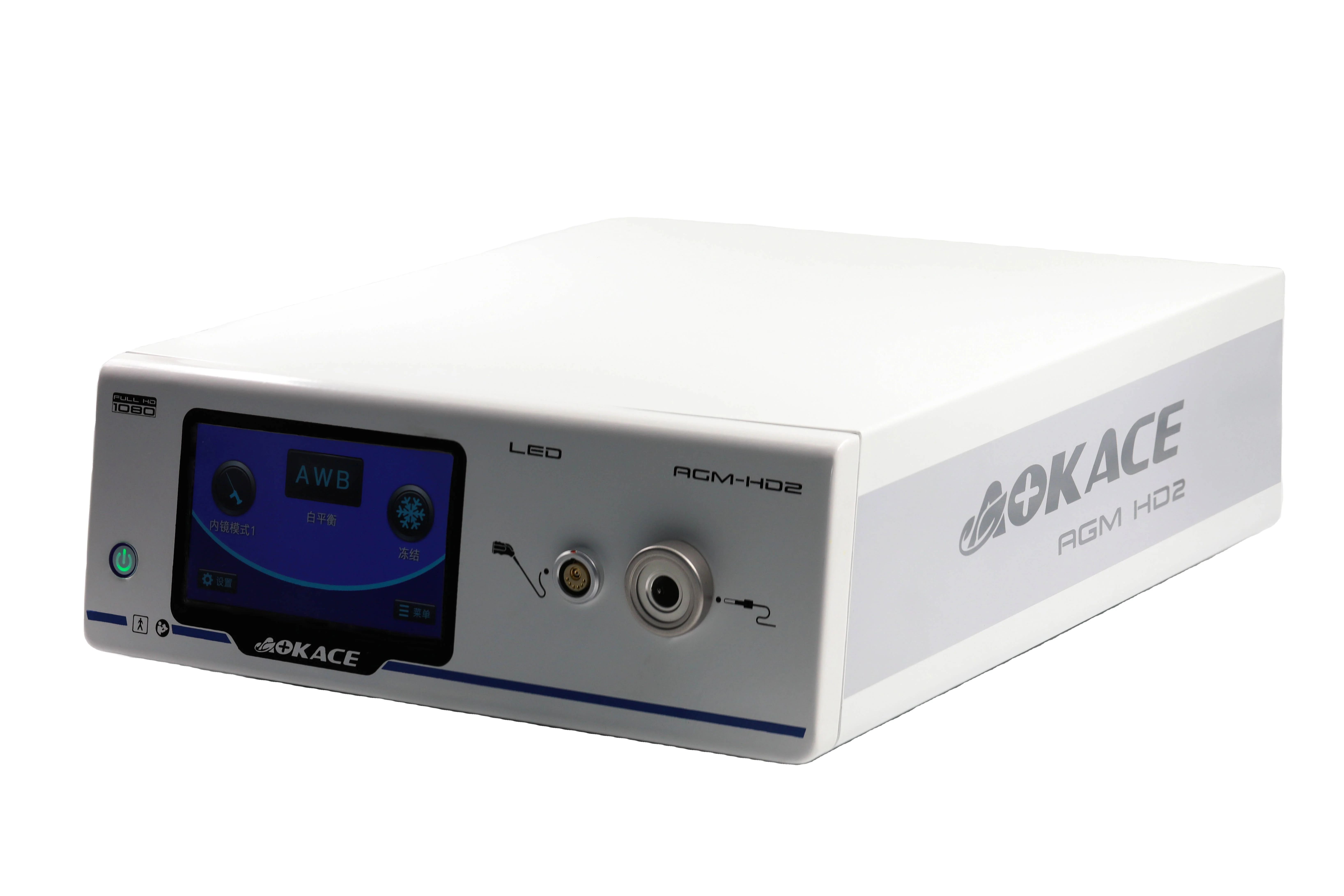 Full HD Endoscope Camera with integrated LED Light Source from AOKACE for endoscopic surgery