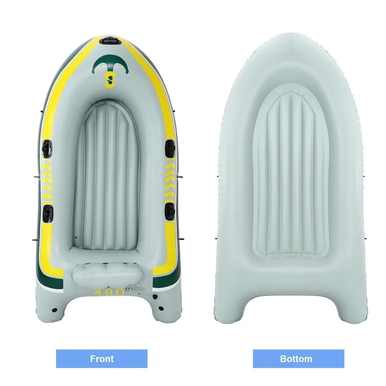 New Sport-Style PVC Inflatable Boat with Complete Engine Fiberglass Hull (Rib) for Drifting and Fishing in Lakes