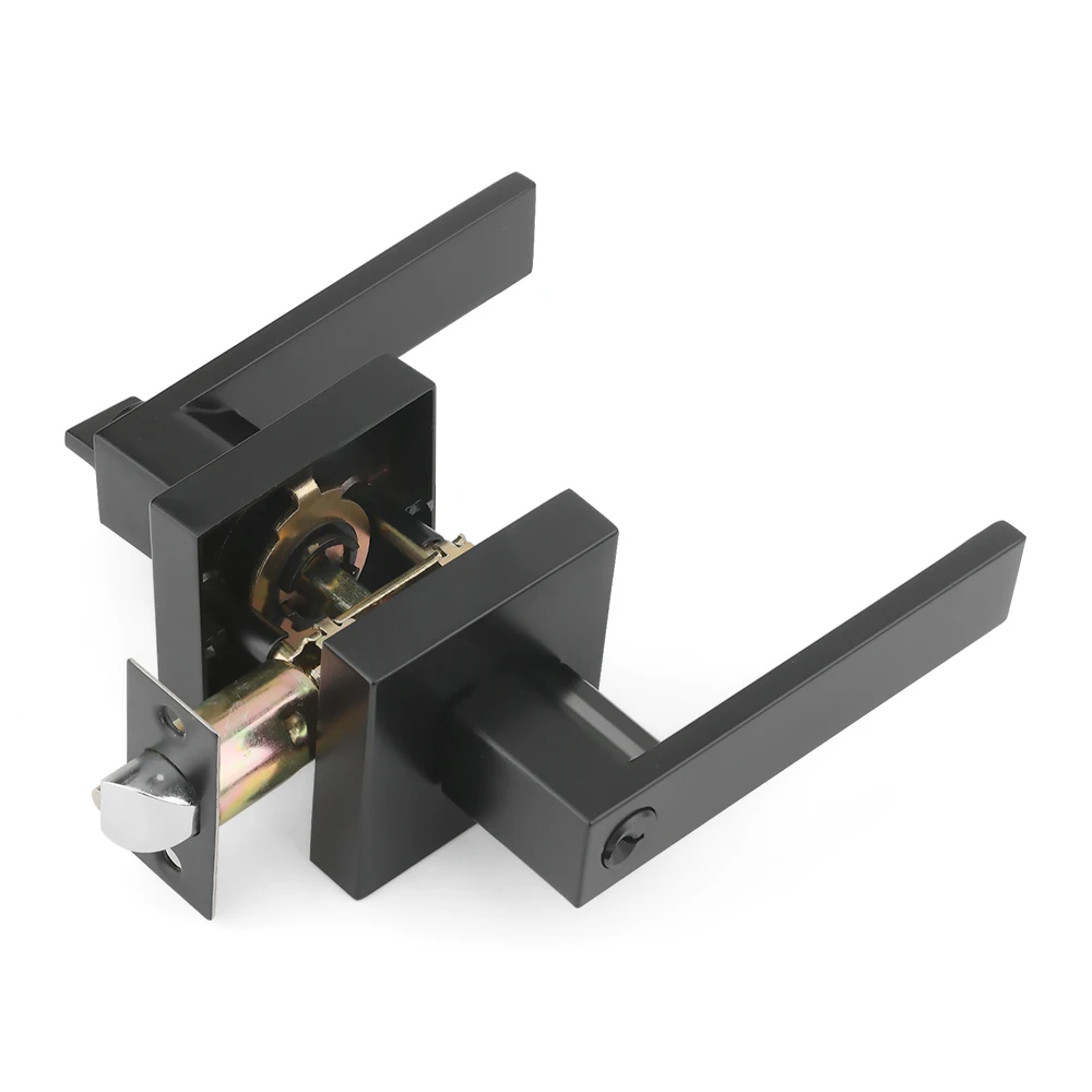 Roeasy USA door handle lock with key lock supplier door lock set with cylinder and handle