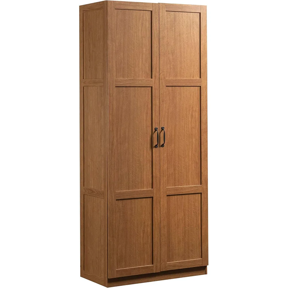 Sauder Miscellaneous Storage Storage Cabinet/ Pantry cabinets, Highland Oak finish