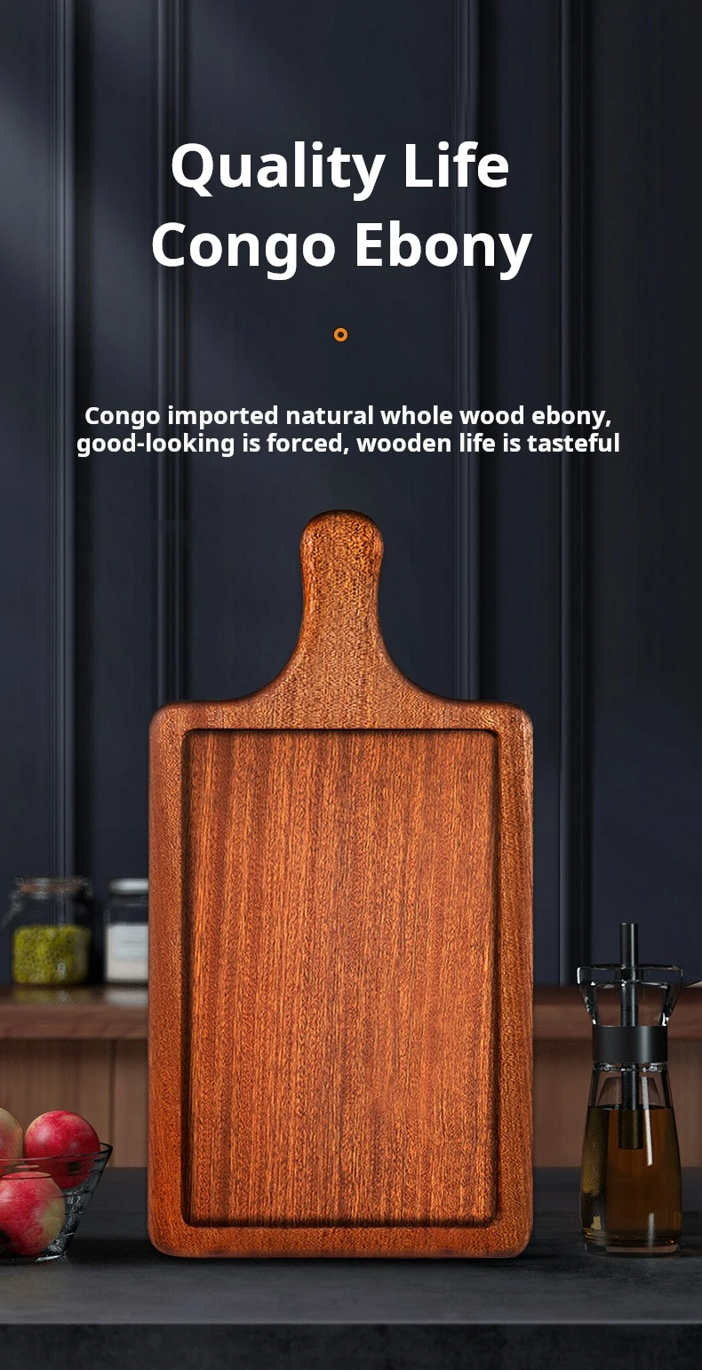 Western food cut steak board bread cake solid wood pizza plate base support cutting board food wood pallet_7