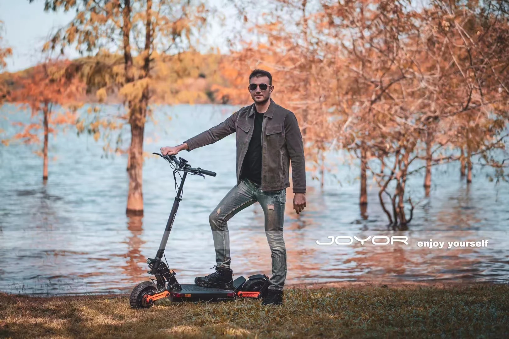 Joyor S10S Electric scooter 2 Wheel Fat Tire 48V battery 80-100km long range fast electric motorcycle scooter for adults