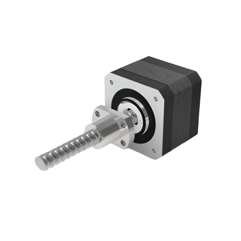 Factory Nema14  35mm linear stepper motor screw length customized