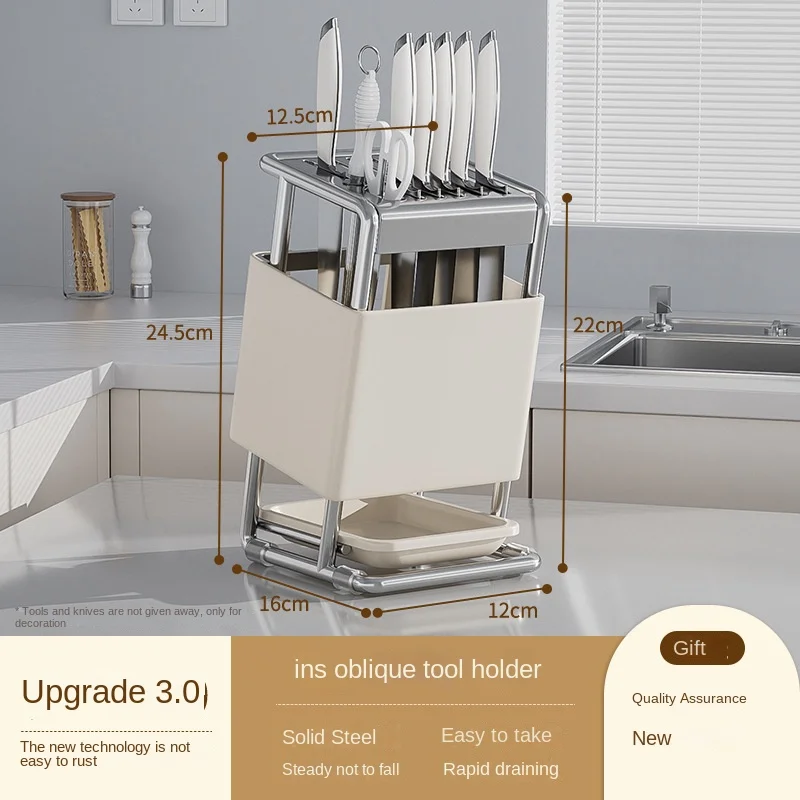 Integrated storage rack wall mounted tool holder inclined insert tool holder