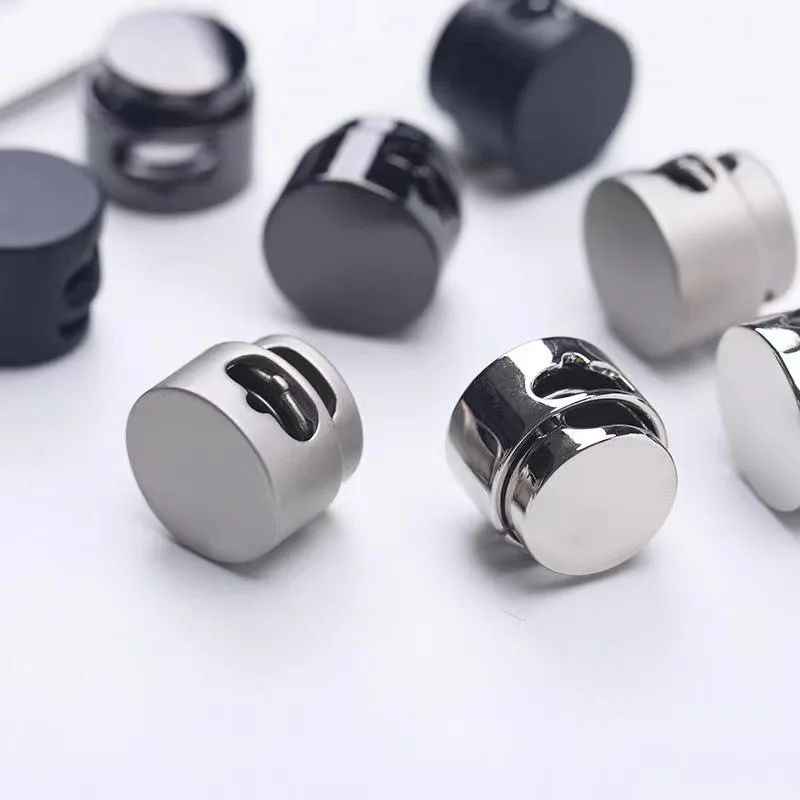 Metal Cord Lock Custom Cord Spring Toggle Drawstring Cord Lock Stopper