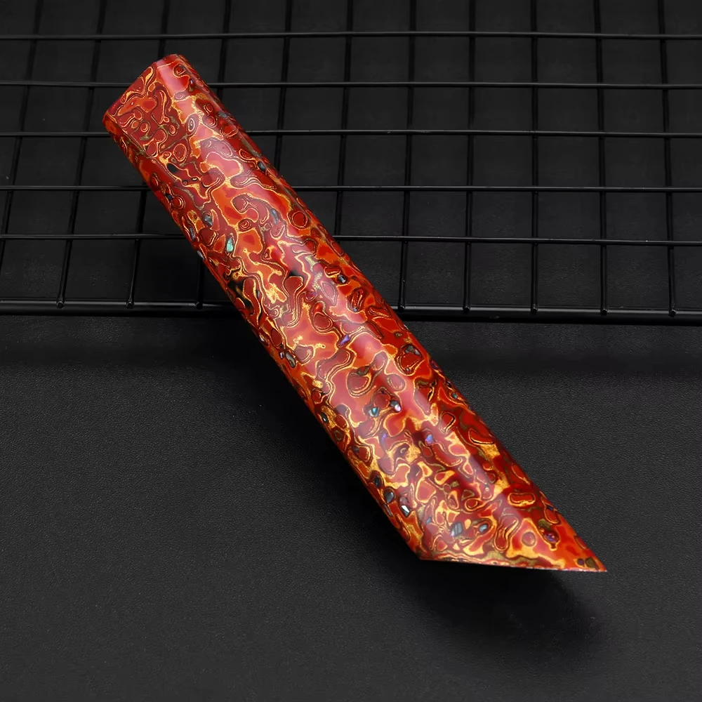 XITUO Boutique handmade traditional lacquer kitchen knife handle vintage auspicious cloud pattern DIY knife spoon spatula handle