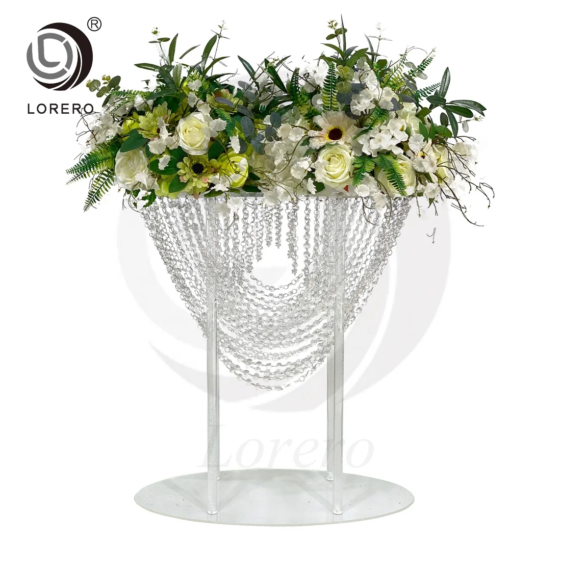 Hot sale fancy acrylic  Crystal Table Centerpiece Wedding Decor road leads