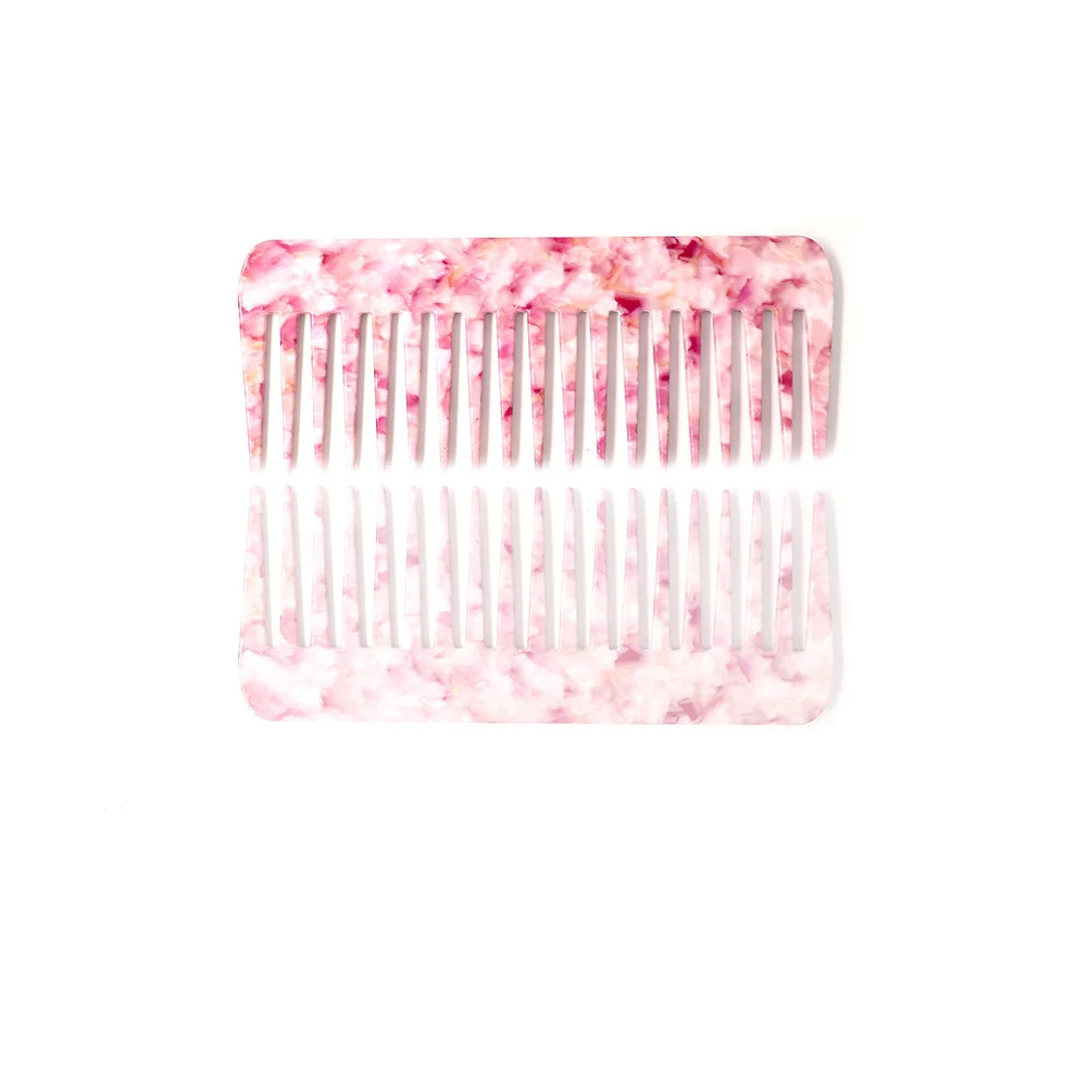 Personalized Large Size Acetate Hair Combs High Quality Comb For Women Handleless Portable Hairdressing Comb