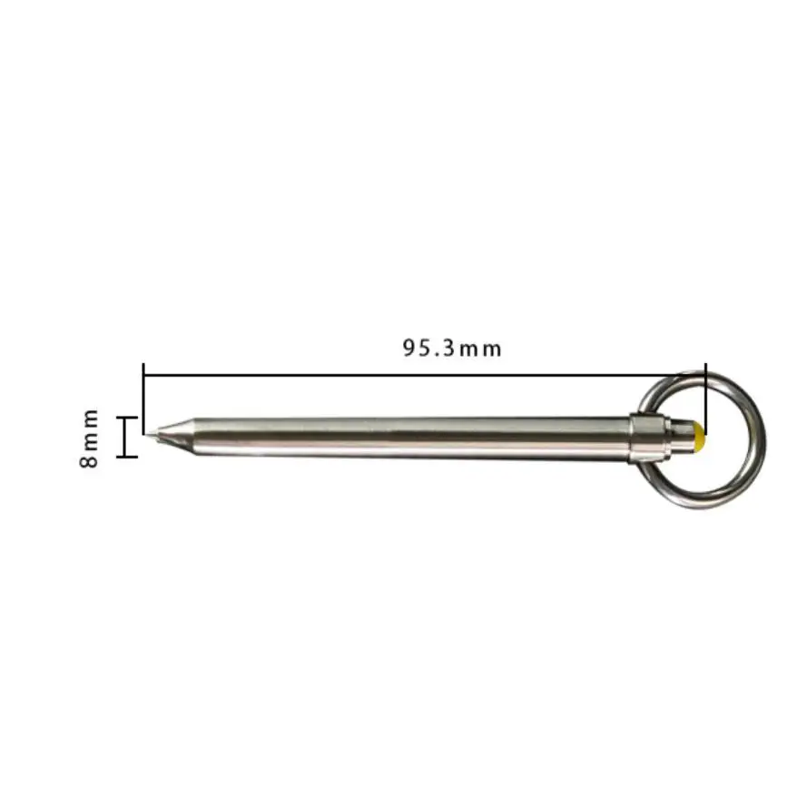 Мини-ручка для тела из нержавеющей стали с Keyhcain