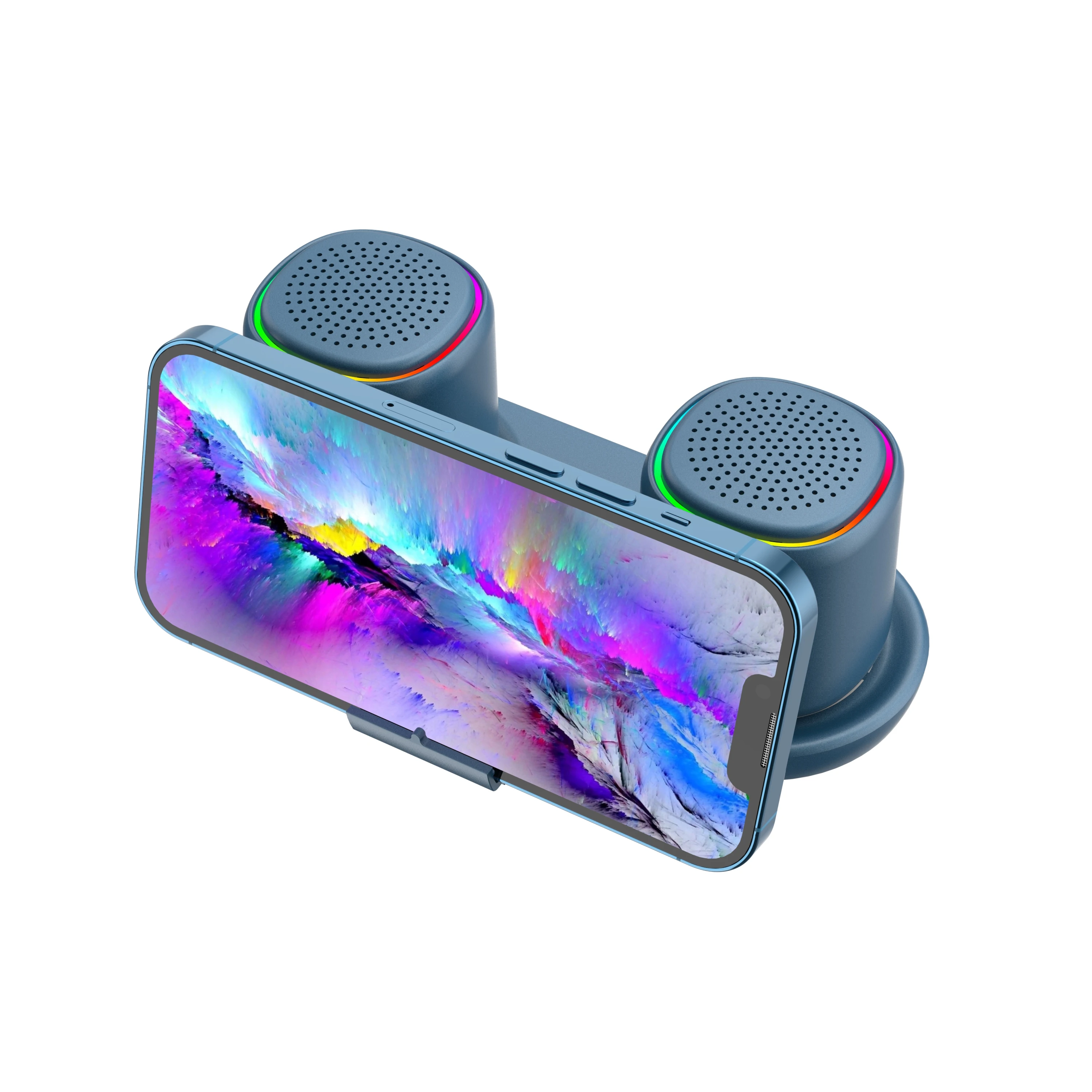 Anodized Bushing HIFI Parts Factory Supply Fabricated Red Mobile Phone Plain Computer Wireless OEM Customized Item 2.0 Speaker