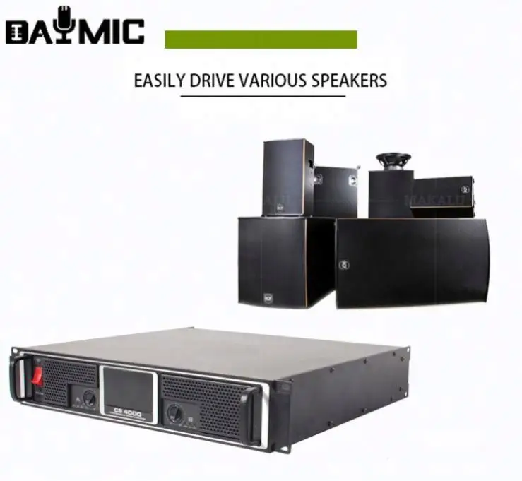 AOSHEN CS Series 2 Channel 2U Rack 600 watt amplifier Audio Professional Power Amplifier Stage Performance main use