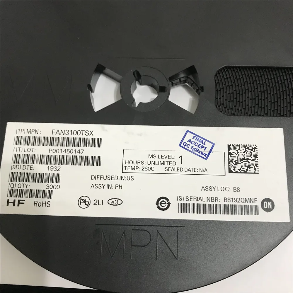 FAN3100TSX igbt mosfet driver Single 2A High Speed Low Side Gate Driver FAN3100