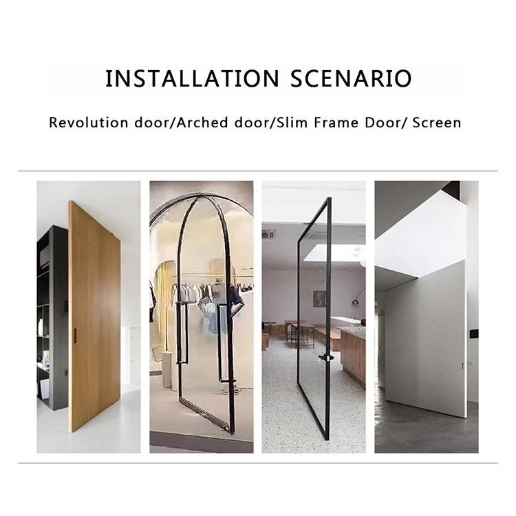 Top Pivot Floor Hinge For Heavy Duty Timber Door Shower Screen Partition Glass Wall Hallway Pivot Hinge Rotating Hydraulic Pin