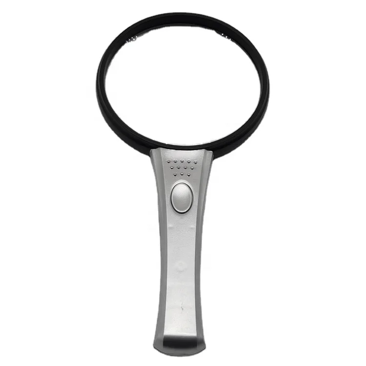 MG2B-4 Illuminated Handheld glasses Magnifier 2 led light magnifying glass buy