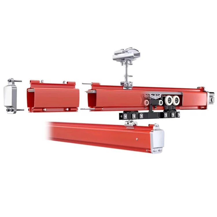 KBK crane system with built-in busbar and inside current collector