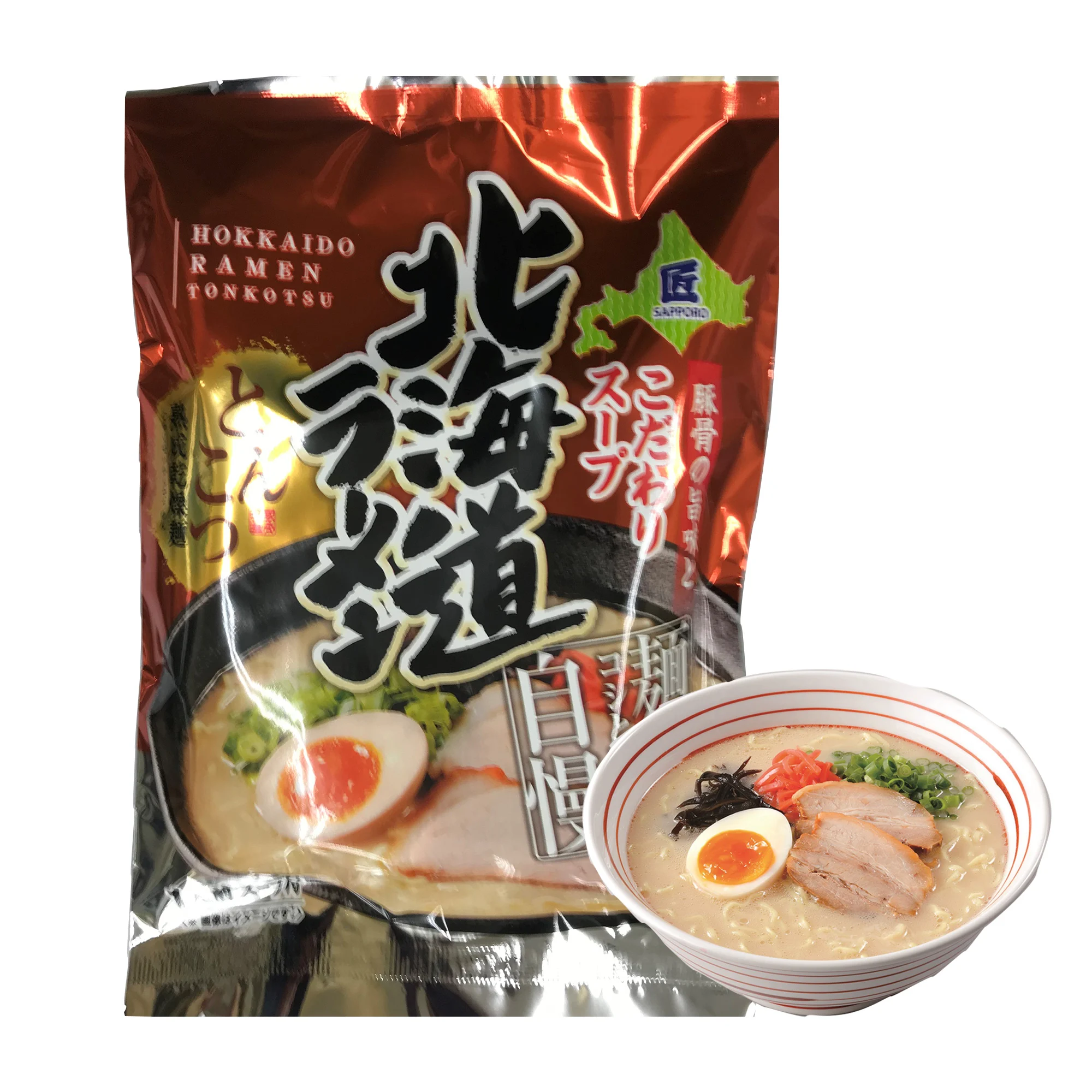 Unique wheat flavor and firmness pork flavor salt  instant foods fast ramen noodles