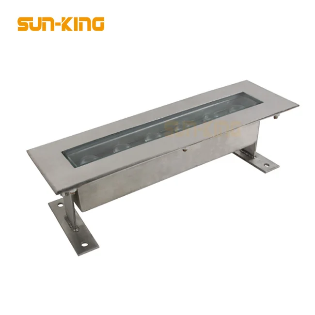 decorative pond exterior 300mm 600mm stainless steel fountain light dmx underwater lamp 6W 18W