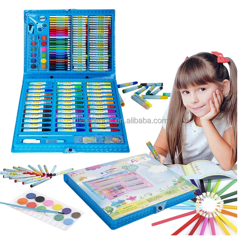 Coloring Art Set Painting & Drawing Supplies Kit, kids color pencil set