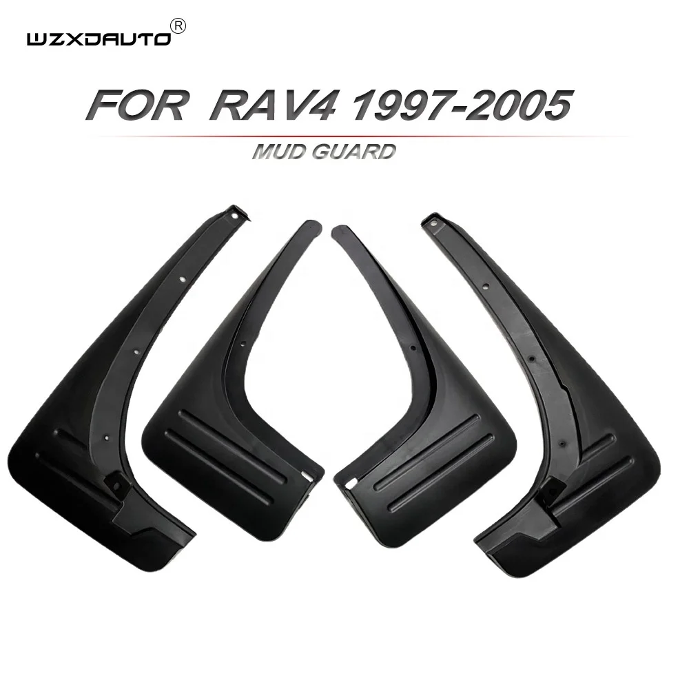 WZXD Hot Sale High Quality PE Engineering Plastic Mud flaps Fender For Toyota Rav4 1997-2005 Without Wheel Eyebrow