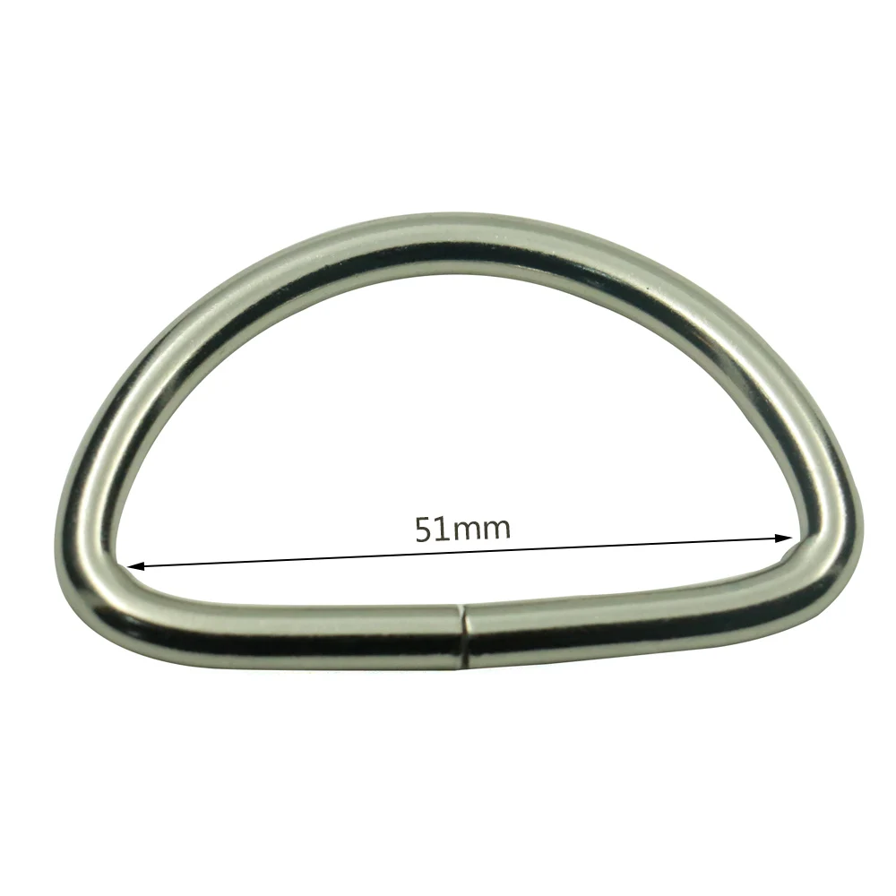 Wholesale Custom Size Hardware Stainless Steel Welded Strap Metal D ring O ring Belt Buckle