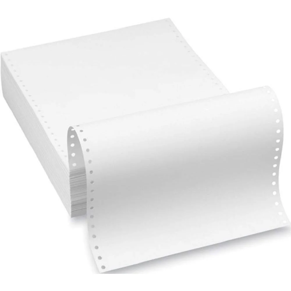 4ply white Continuous Computer Forms Carbonless Paper 1/2/3/4plys 9 .5'x5.5'/11'