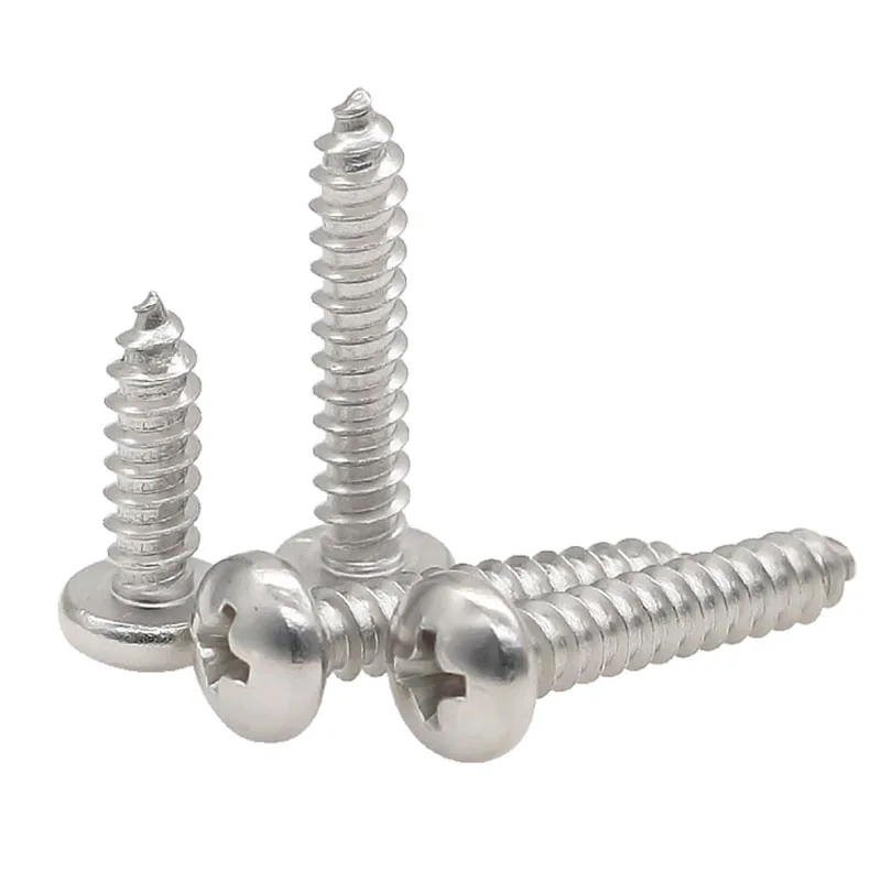 M1-M8 Stainless Steel 304 Phillips Pan Head Self Tapping Screws
