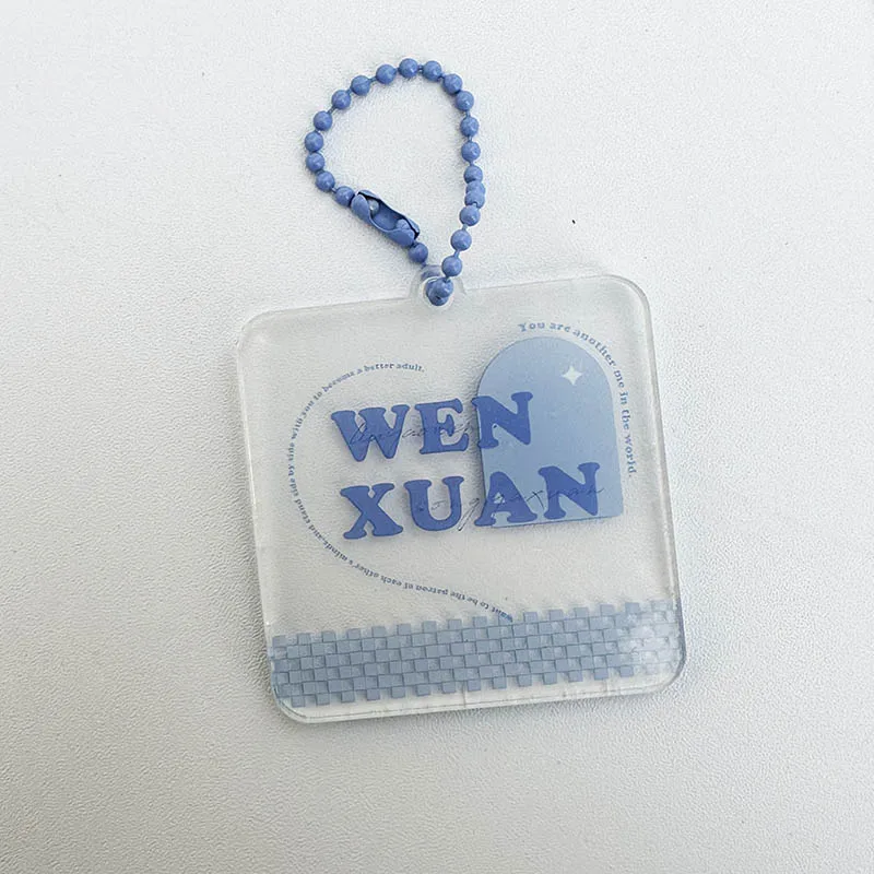 Arclyic Custom Plastic Keychain Carabiner Shaker Charms with UV Printing Features Korea Kpop One Piece Design Your Own Design