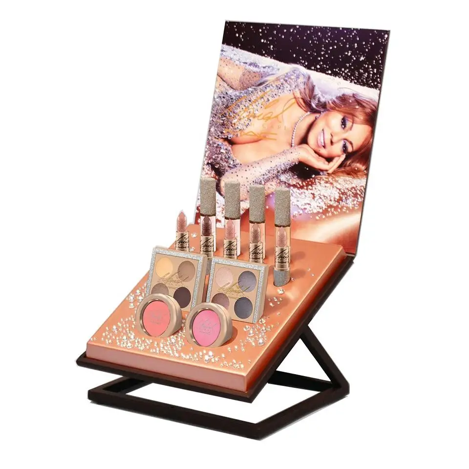 Professional Design Counter Top Acrylic Makeup Display Stand