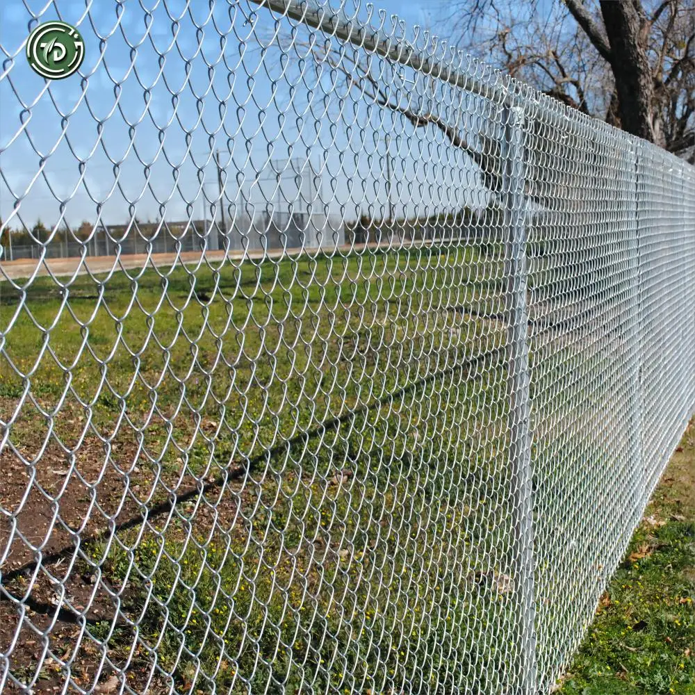 Cyclone wire fence price philippines cost Chain-link-fence-pakistan Wire mesh 50x50mm 8ft chain link fence rolls with