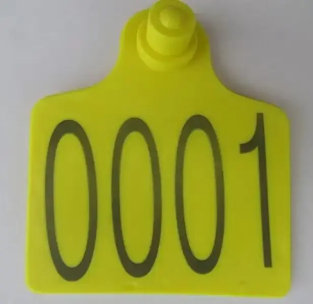 Hot Selling TPU Material Ear Tags for Cattle Cow Animal Ear Tag for Farm Livestock Farm