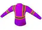 Custom High Visibility Work Safety Reflective Construction Long Sleeve Shirt Safety Clothing