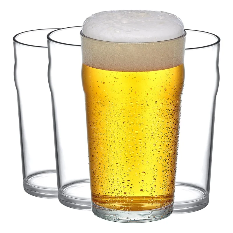 Customized plastic beer mug cups plastic drinking beer Plastic Beer Glasses, Plastic Pint Glasses, Reusable Cups Dishwasher-Safe