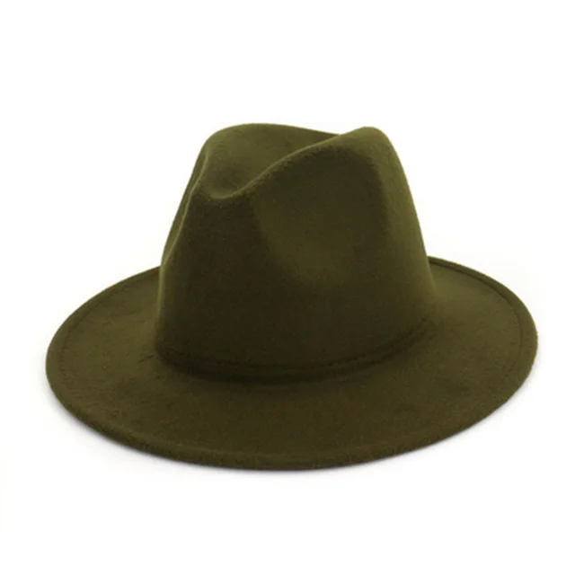 Панама Sombrero из фетра джазовая шляпа многоцветная с логотипом на