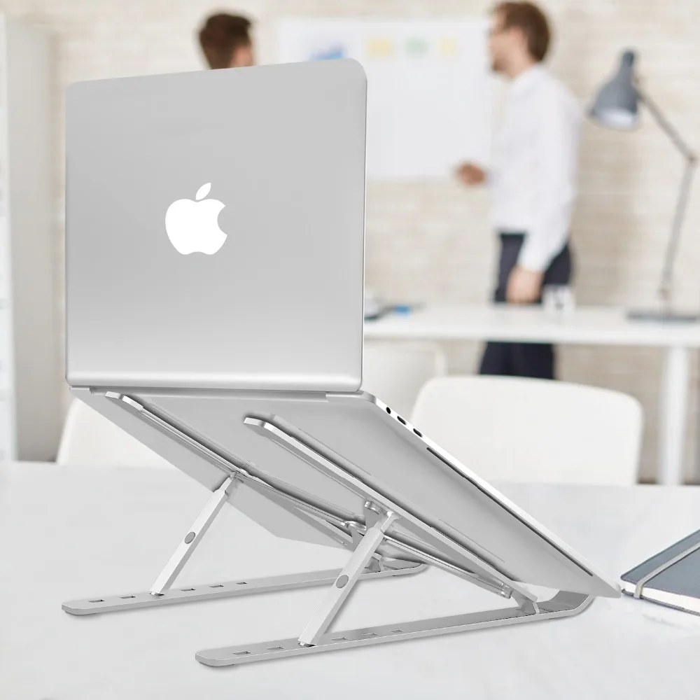 High Quality Aluminum Foldable Adjustable Portable Computer Laptop Holder Tablet Stand for MacBook Air Pro ipad