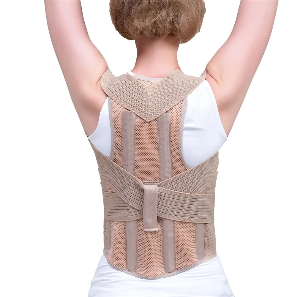 Women ADJUSTABLE POSTURE BACK CORRECTOR BRACE LUMBAR BACK BELT POSTURE  SUPPORT