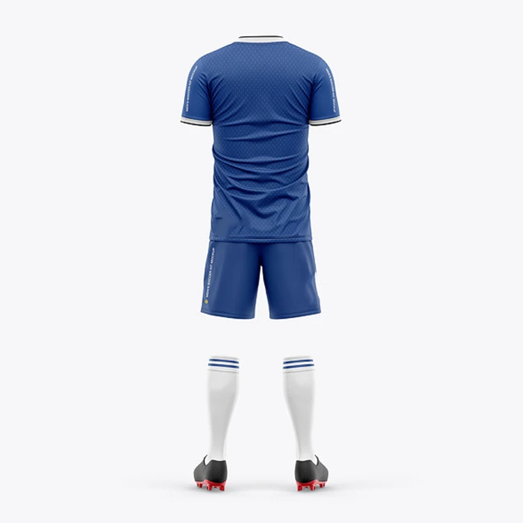 Wholesale Striped Soccer Uniform Sublimation Soccer Player Uniform Authentic Soccer Jerseys