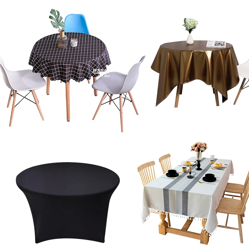 Оптовая продажа с фабрики распродажа покровно де стол круглый покупайте скатерти текстильные печатных ткань покрытие стола скатерти