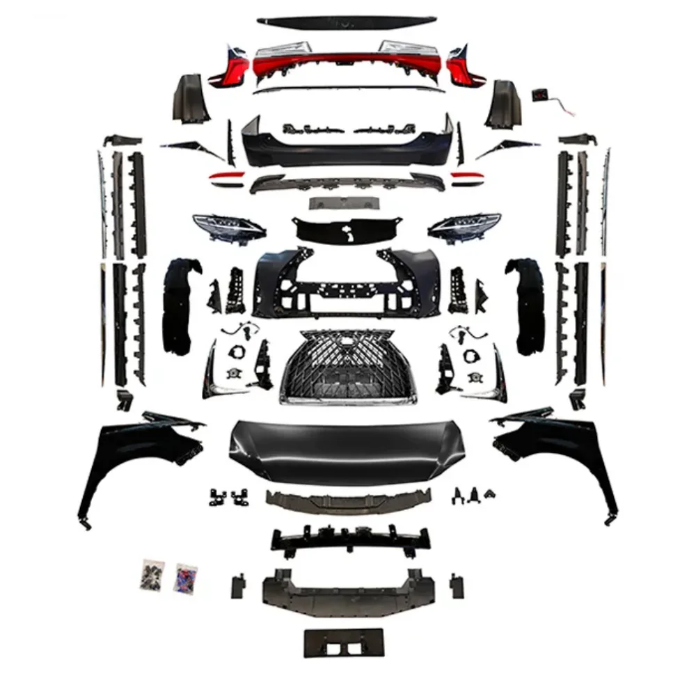 Hot Selling MPV modification VF 30 Upgrade to LM style Front Bumper facelift Body kit For Toyota vellfire 2015-ON