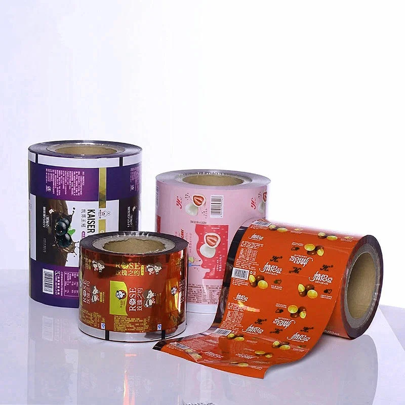 3 Layers fresh fruit and vegetable Laminated Packaging Material Plastic Aluminium Film Roll For Packaging Sachet