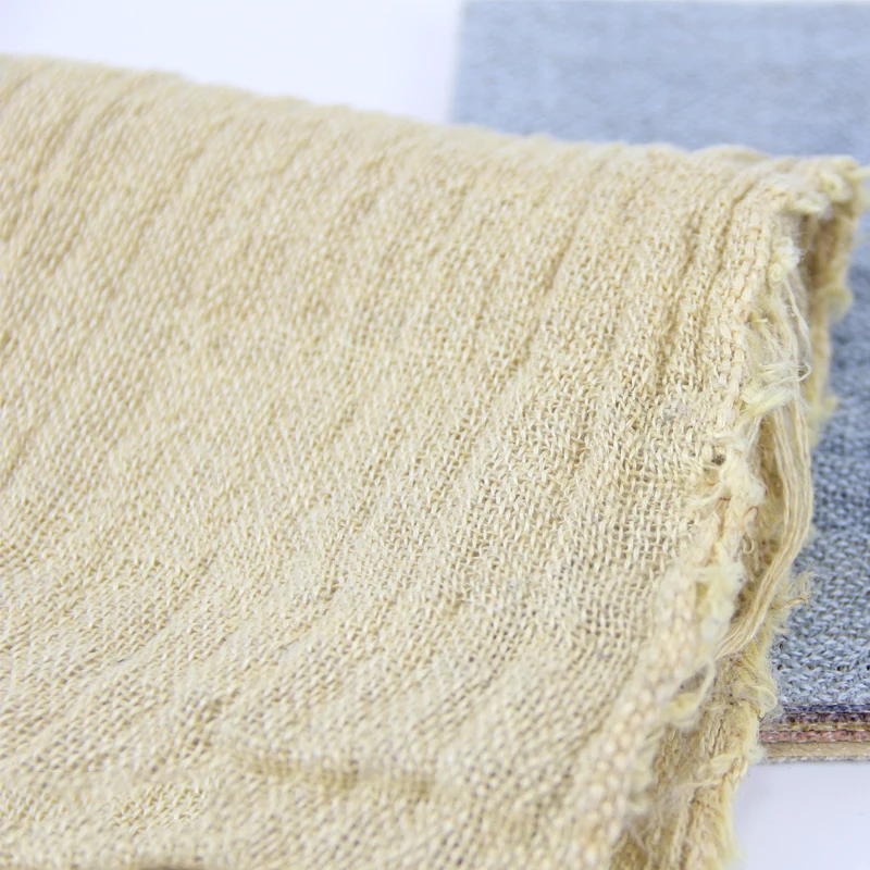 Intertek Eco-Certification Solid Dyed Linen Curtains 100% Linen Fabric