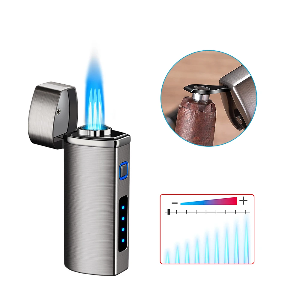 Gas Lighter Torch Direct Windproof Lighter Smoking Cigarette Torch Lighter Outdoor Barbecue & Kitchen