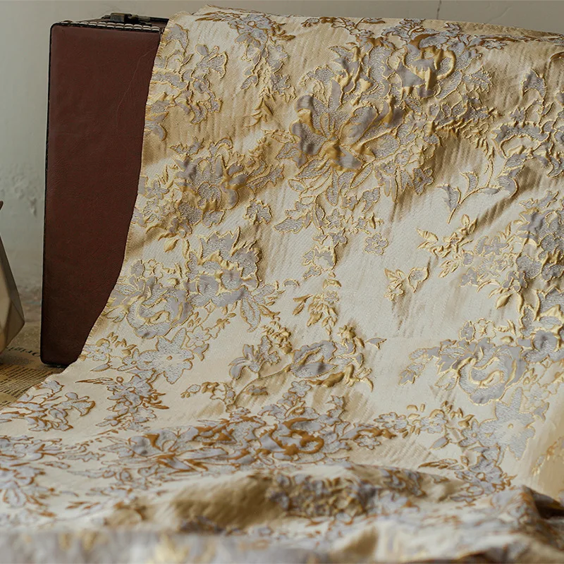 Jacquard Fabric Sewing Materials for Dresses Fresh and Breathable Fabric by the Meter High Quality Fabric for DIY Dress Women