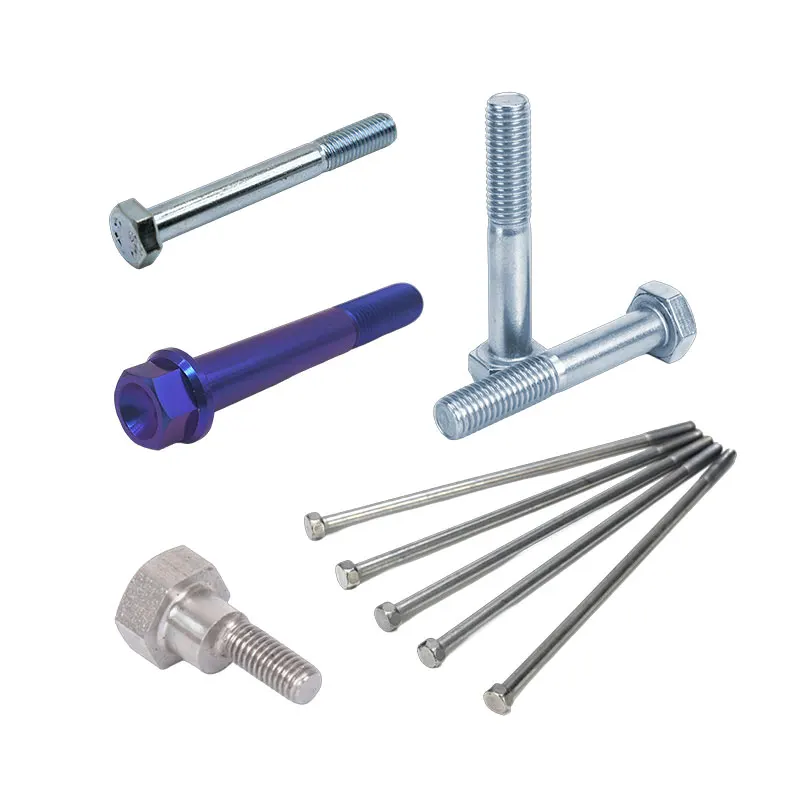 Hexagon Head Bolt Custom M8 M10 M5 M12 M4 M6 M3 Wheel Manufacturing Hex Head Bolt For Motorcycles