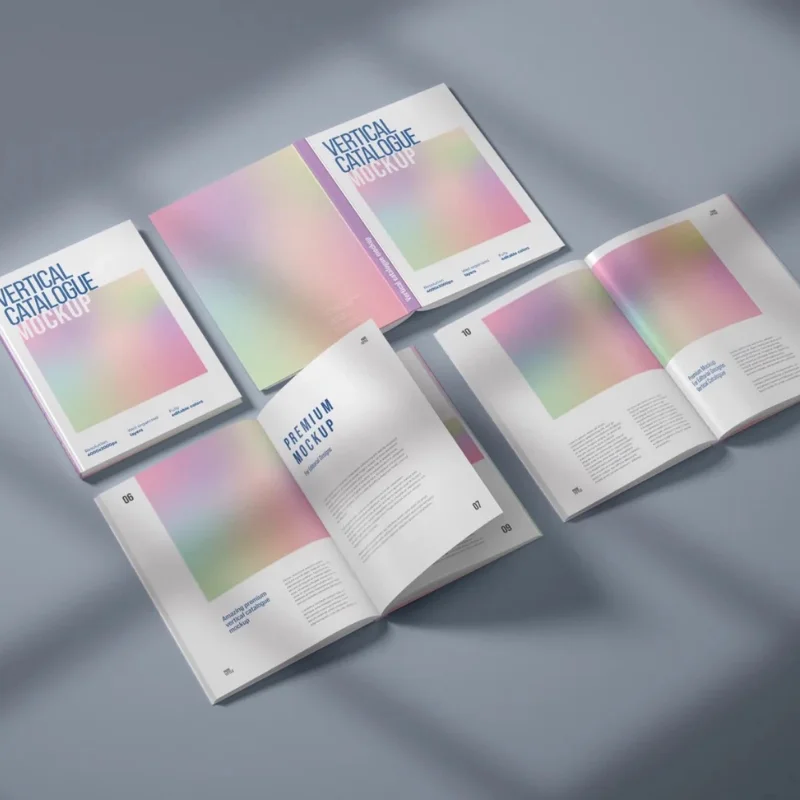 Professional Custom Paper Printing Magazine Product Catalogue Brochure Catalogue Booklet Offset Printing